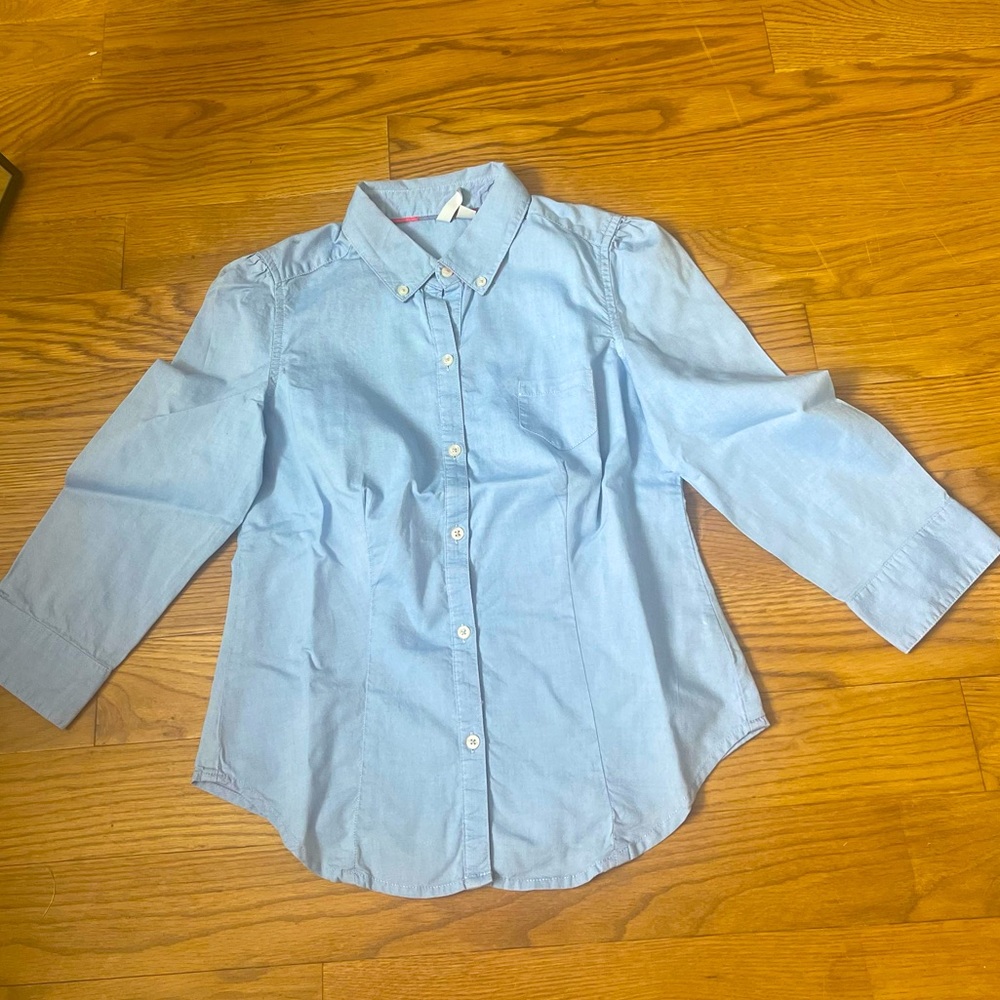 Light Blue Gap Preppy Button Down XS Shirt